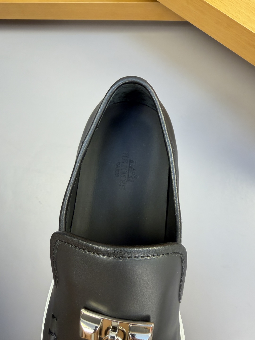 Hermes 에르메스 나파 소가죽 슬립온 스니커즈 신발
