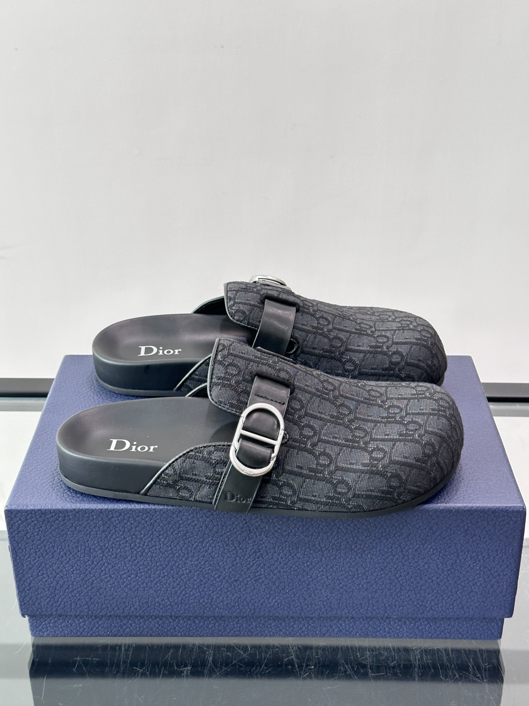 [Dior] 디올 아쿠아(Aqua) 오블리크 뮬 / 슬라이드 슬리퍼 신발