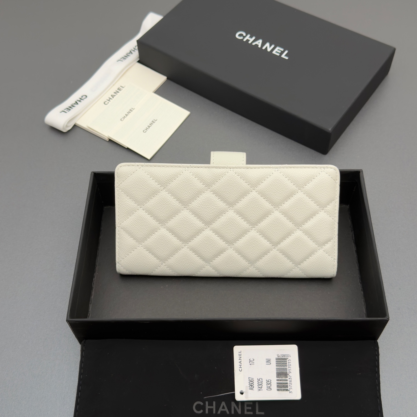 Chanel 샤넬 퀼팅 롱 월렛 지갑