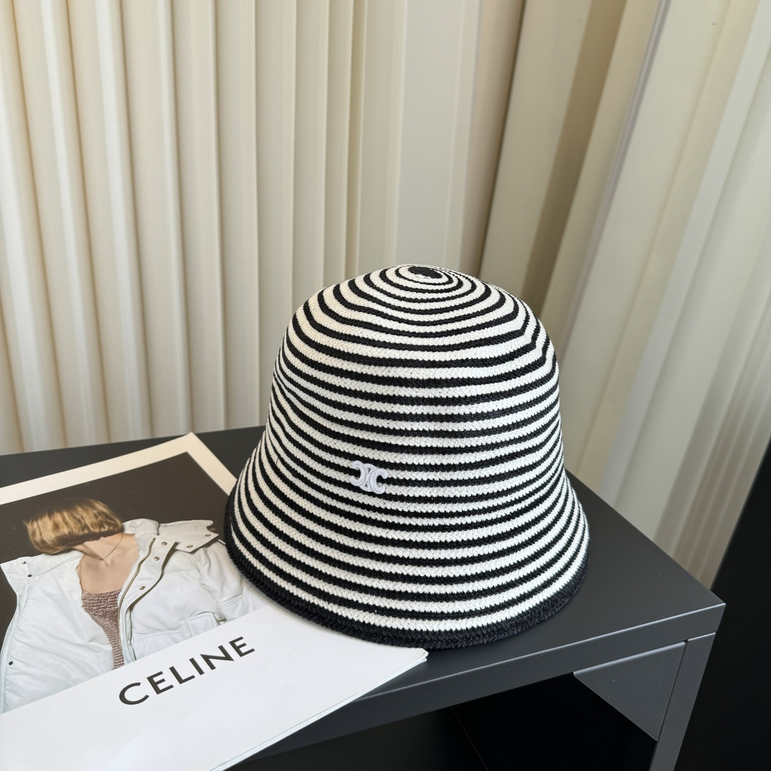셀린느(CELINE) 클래식 심플 버킷햇 모자