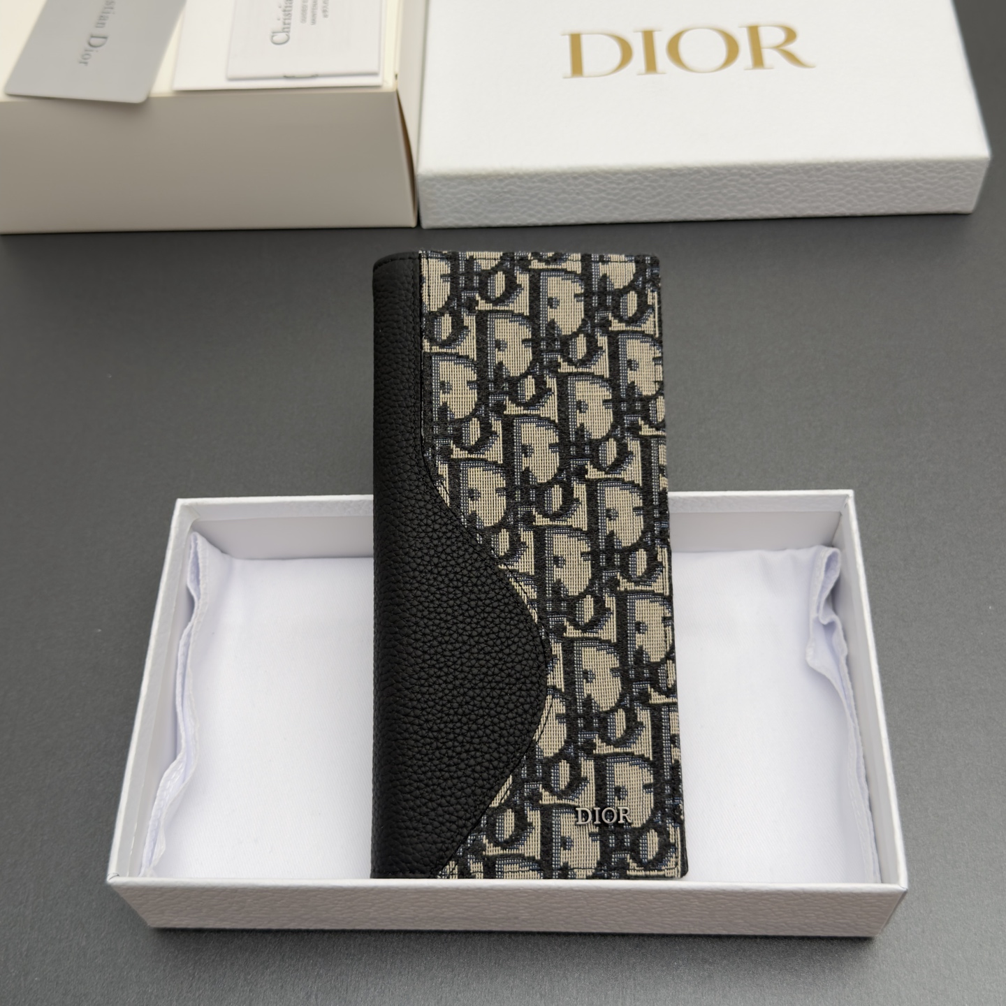 Dior 디올 맨즈 롱 바이폴드 지갑 복제