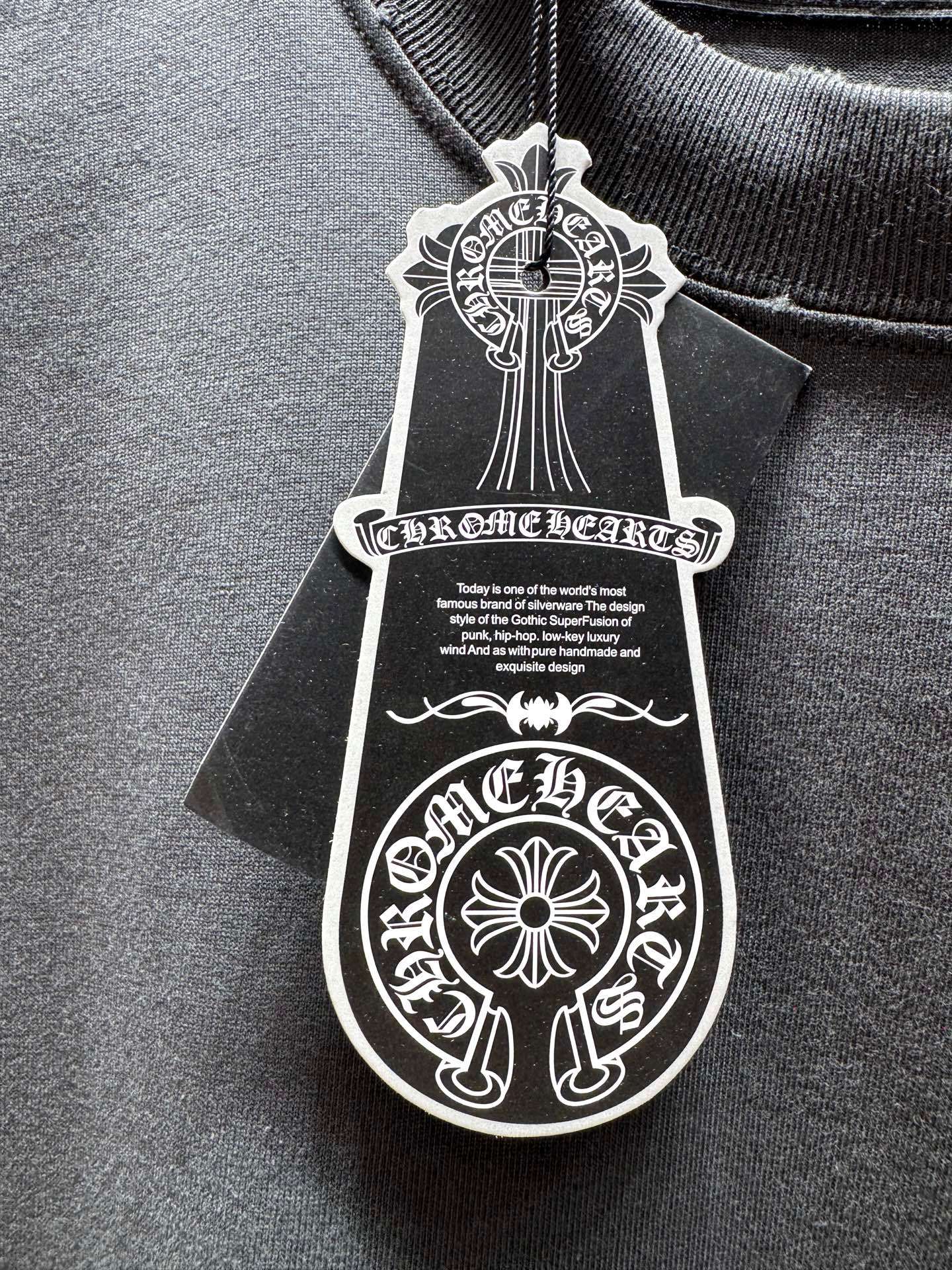 크롬하츠(CHROME HEARTS) 빈티지 호스슈 그래픽 반팔 티셔츠 상의 의류