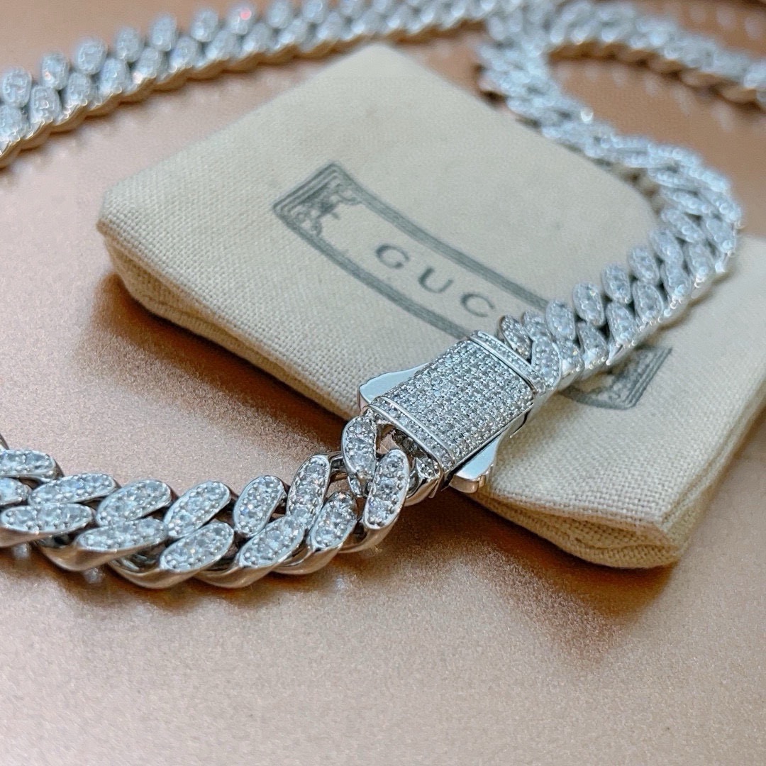 구찌(GUCCI) 더블 G 풀스톤 체인 목걸이 악세사리