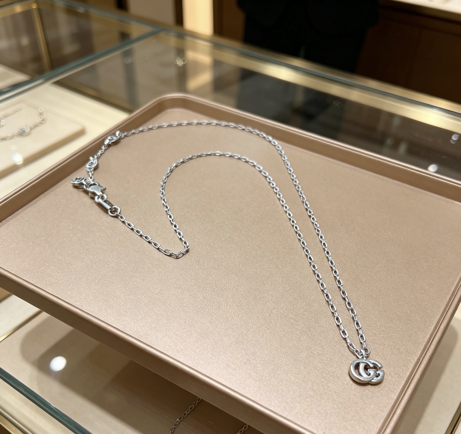 구찌(GUCCI) 더블 G 빈티지 체인 목걸이 악세사리