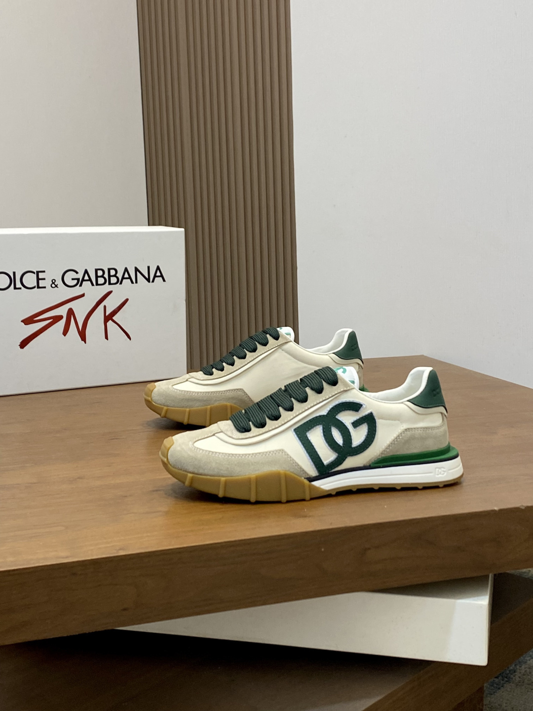 [Dolce & Gabbana] D&G 돌체앤가바나 프리미엄 믹스드 레더 럭셔리 스니커즈 신발