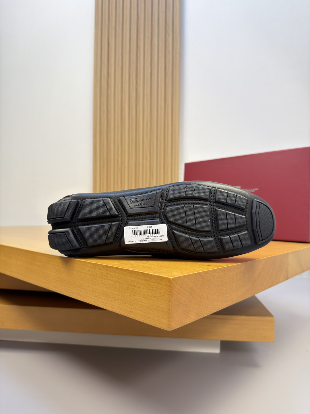 Ferragamo 페라가모 나파 & 스톤 콤비 정장화 로퍼 구두 신발