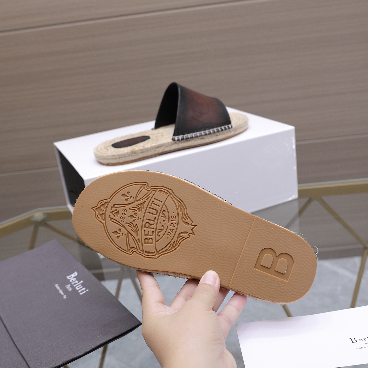 Berluti 벨루티 에지(Edge) Alessandro 알레산드로 슬리퍼 신발