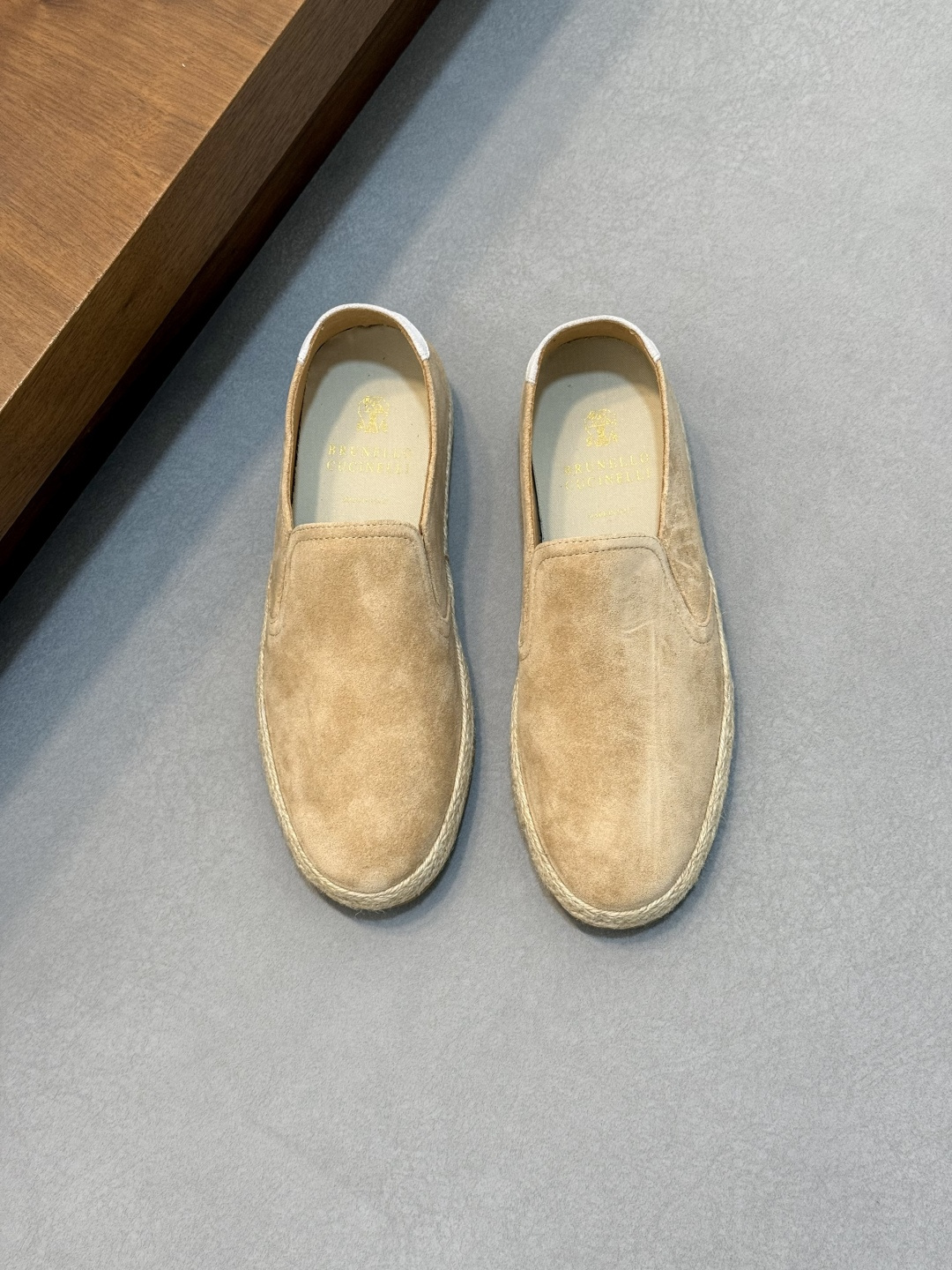 [Brunello Cucinelli] 브루넬로 쿠치넬리 맨즈 스웨이드 캐주얼 로퍼 신발