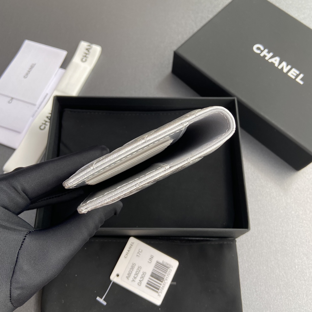 [Chanel] 샤넬 램스킨 퀼팅 패스포트 홀더/여권 지갑