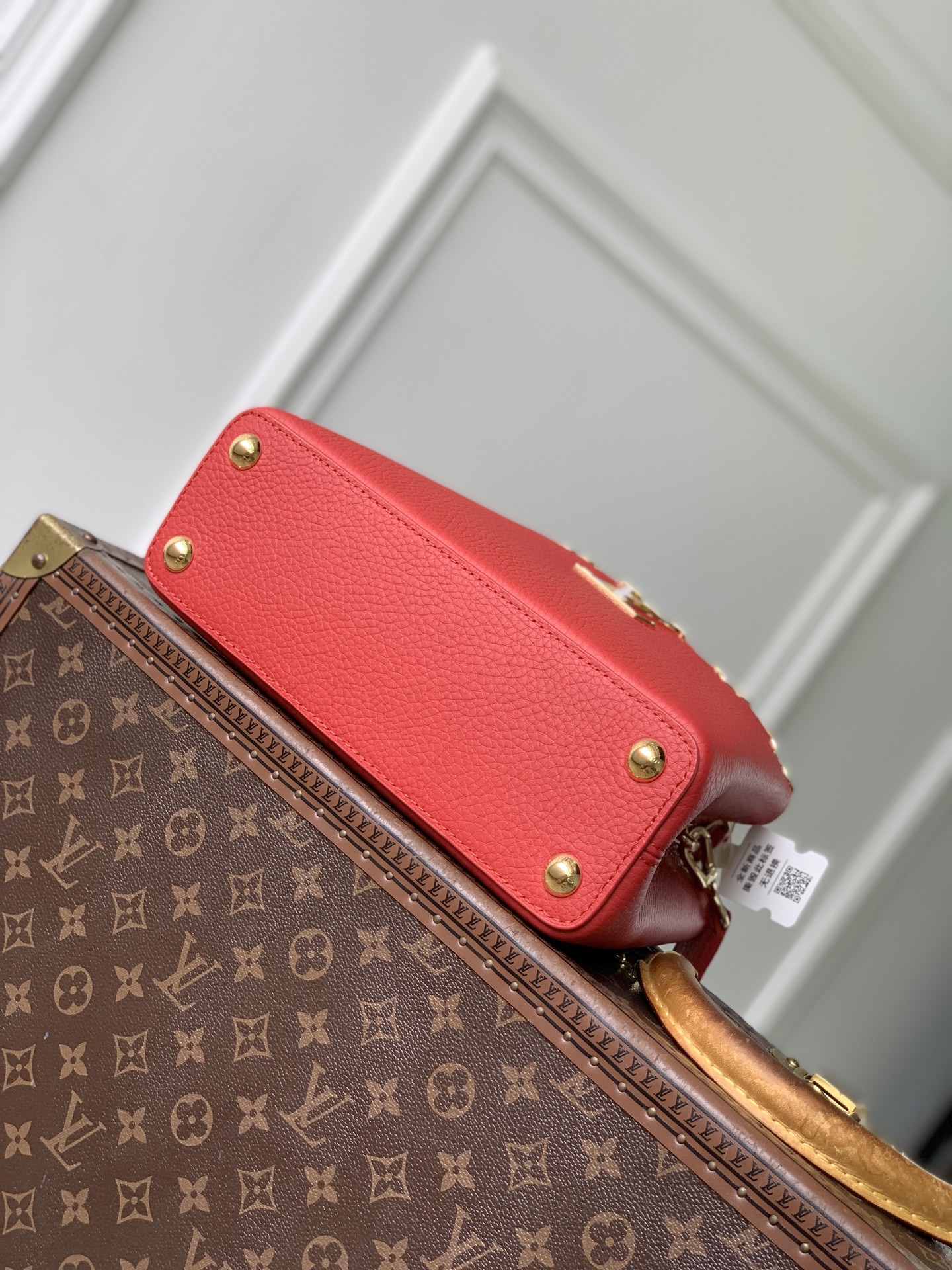 LOUIS VUITTON LV M11341 루이비통 카퓌신 소형 핸드백 (플라워 크라운 레드) 가방