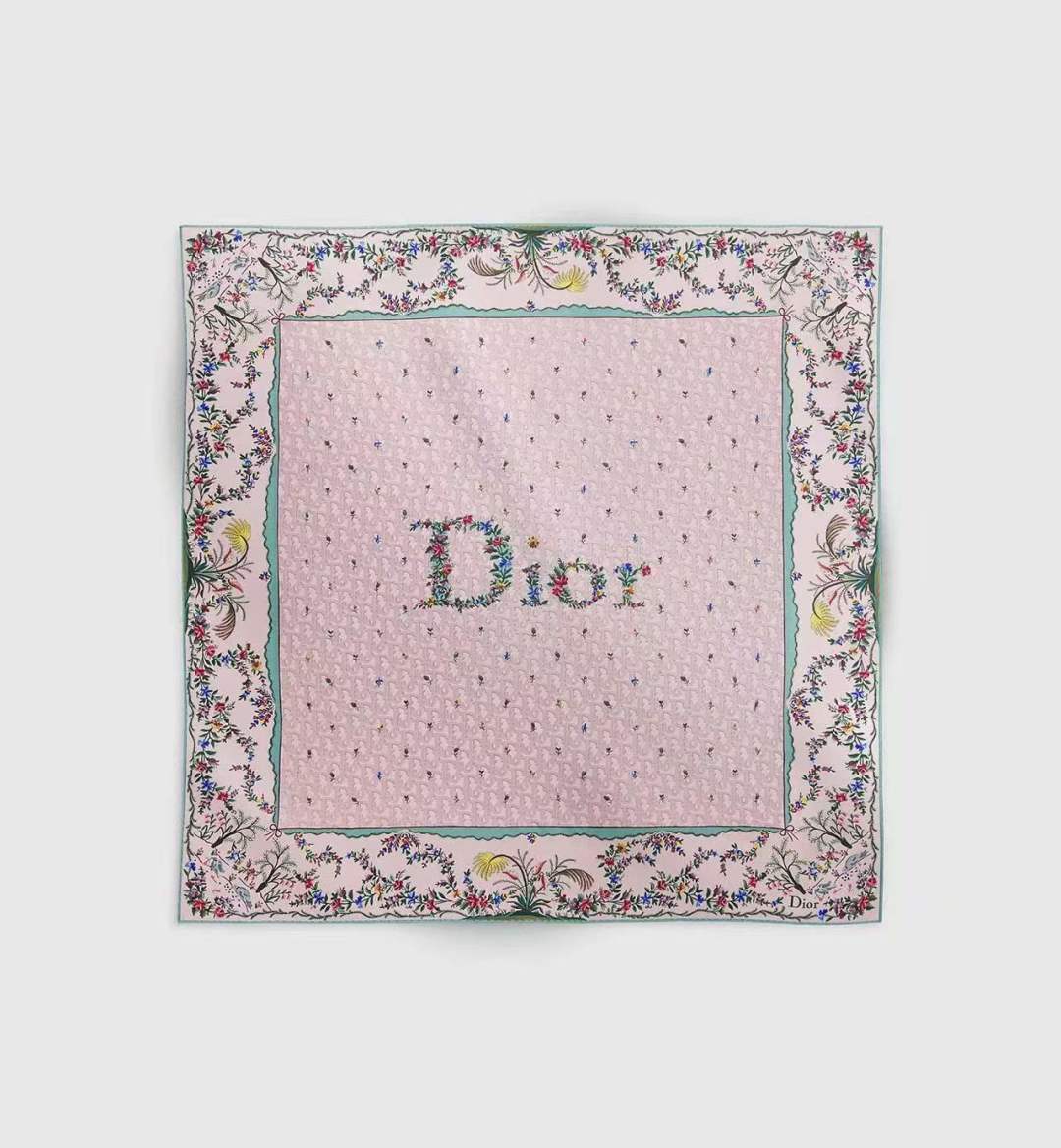 디올(DIOR) 디올아무르 플라워 실크 목도리 스카프
