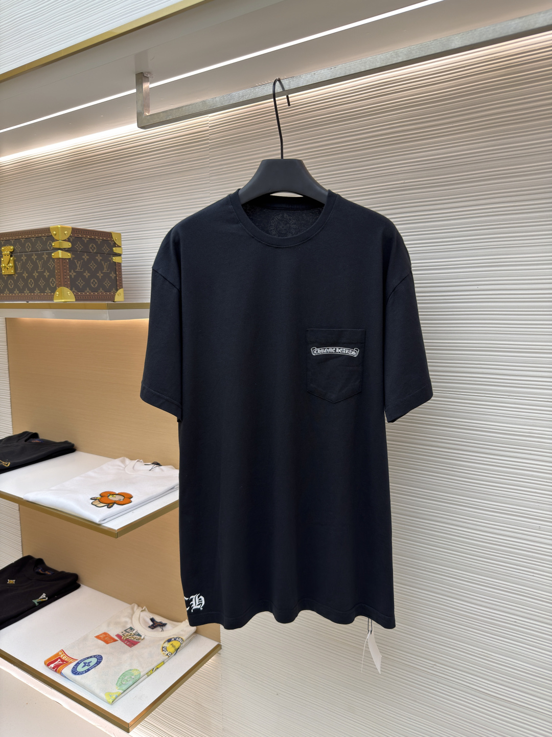 크롬하츠(CHROME HEARTS) 스크롤 프린트 티셔츠 상의 의류