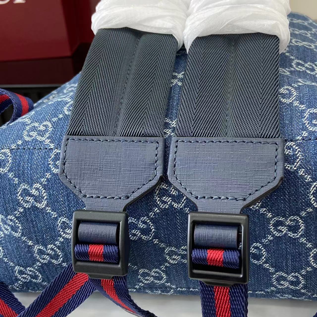 [Gucci] 구찌 키즈 GG 데님 백팩 가방