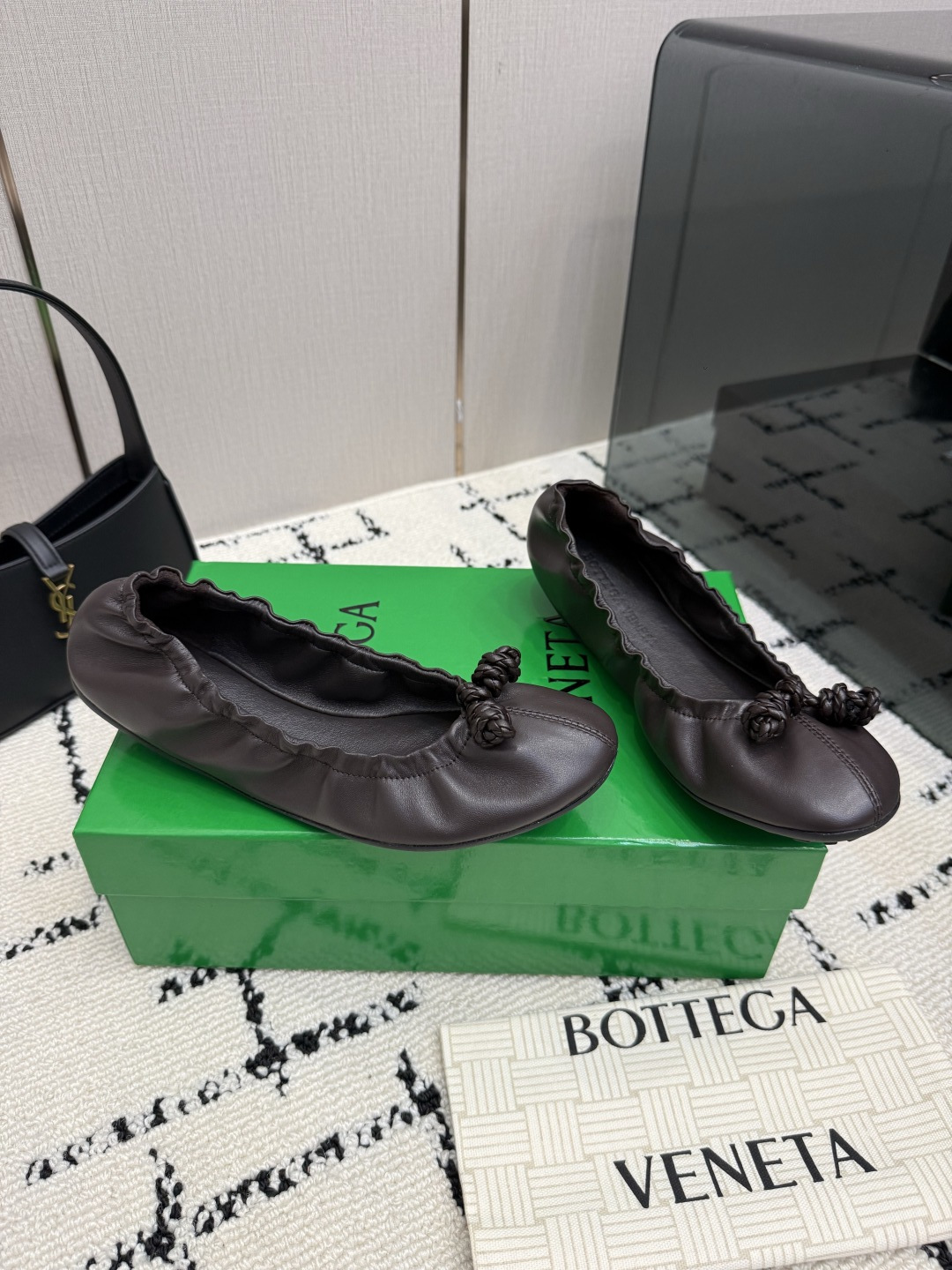 보테가 베네타(BOTTEGA VENETA) 판타스미나 발레리나 플랫 신발
