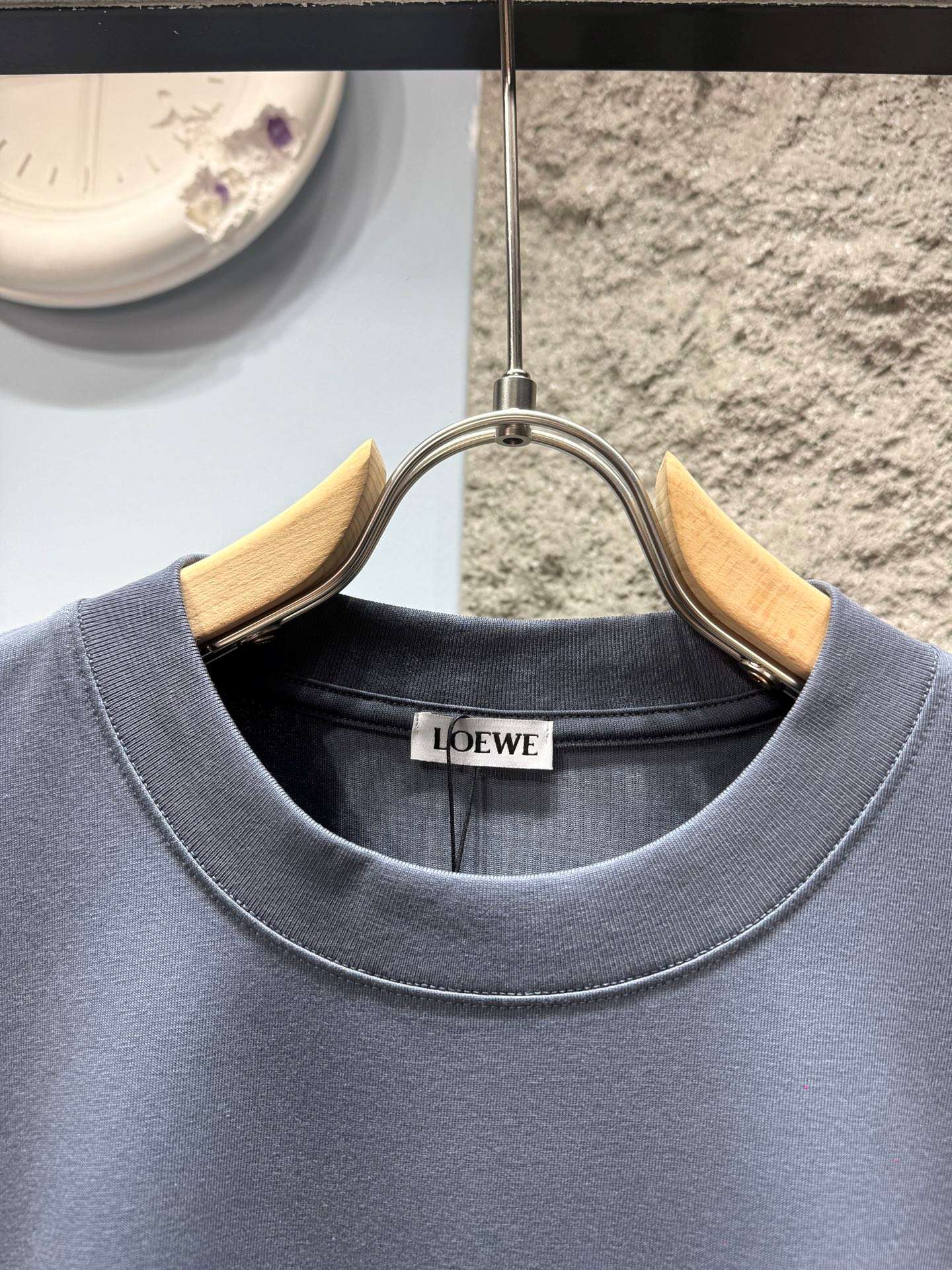 로에베(LOEWE) 블록 그래픽 반팔 티셔츠 상의 의류