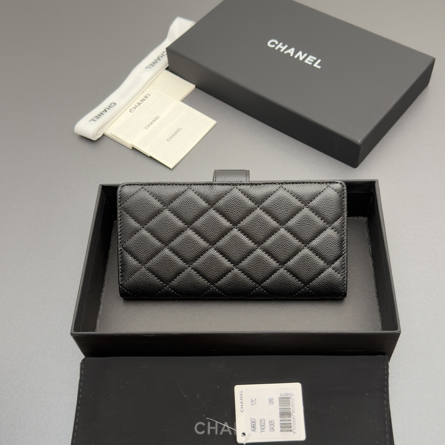 Chanel 샤넬 퀼팅 롱 월렛 지갑