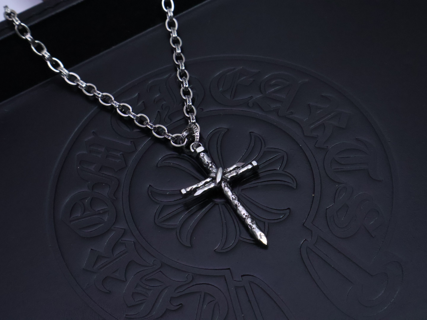 크롬하츠(CHROME HEARTS) 체인 크로스 펜던트 목걸이