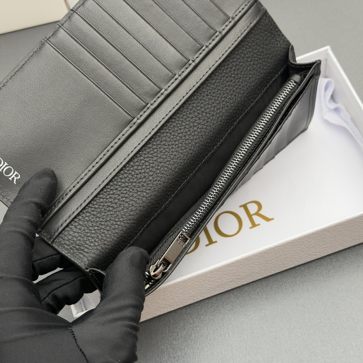 Dior 디올 맨즈 롱 바이폴드 지갑