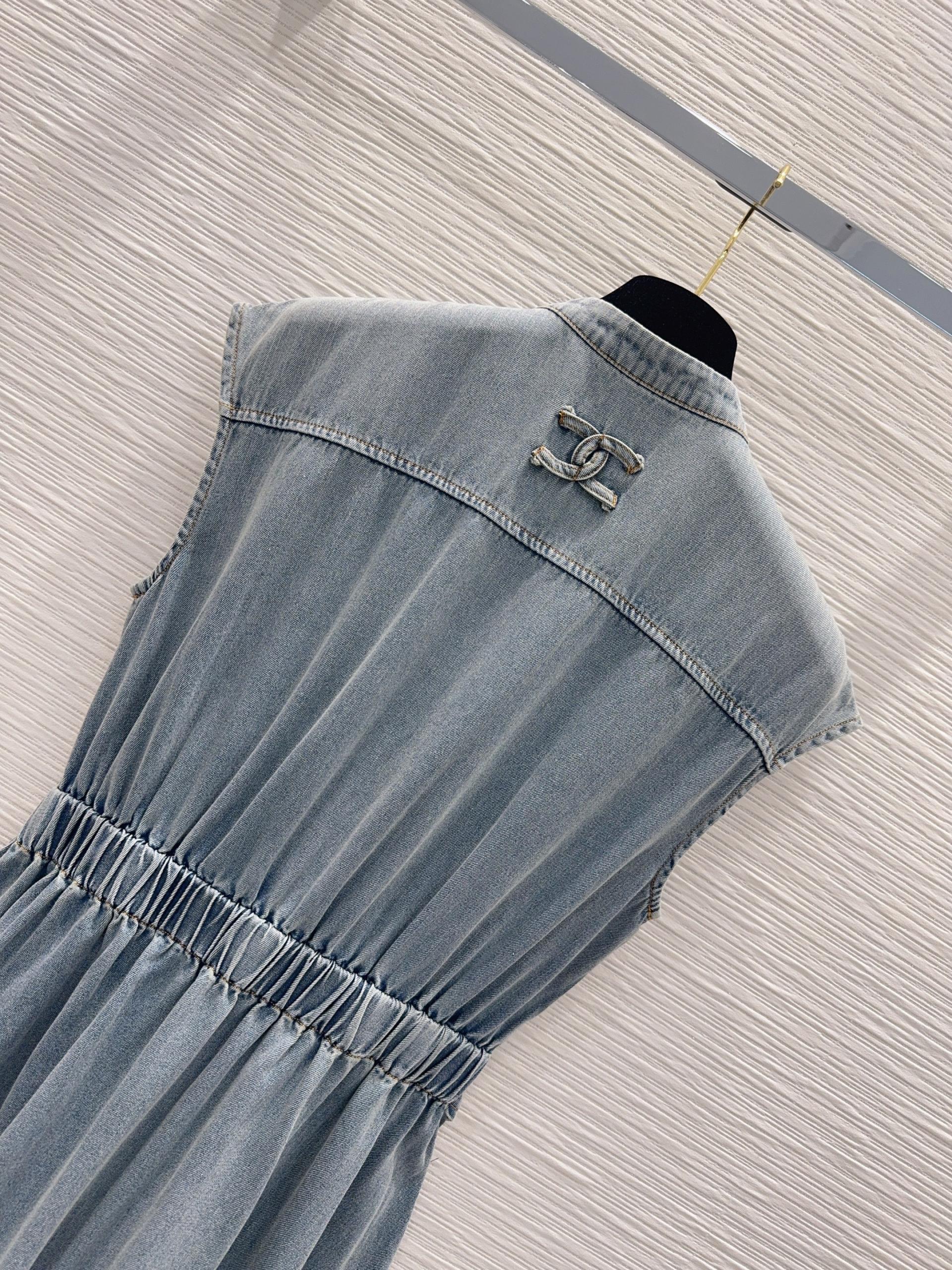 [Chanel] 샤넬 프리미엄 데님 롱 원피스 의류