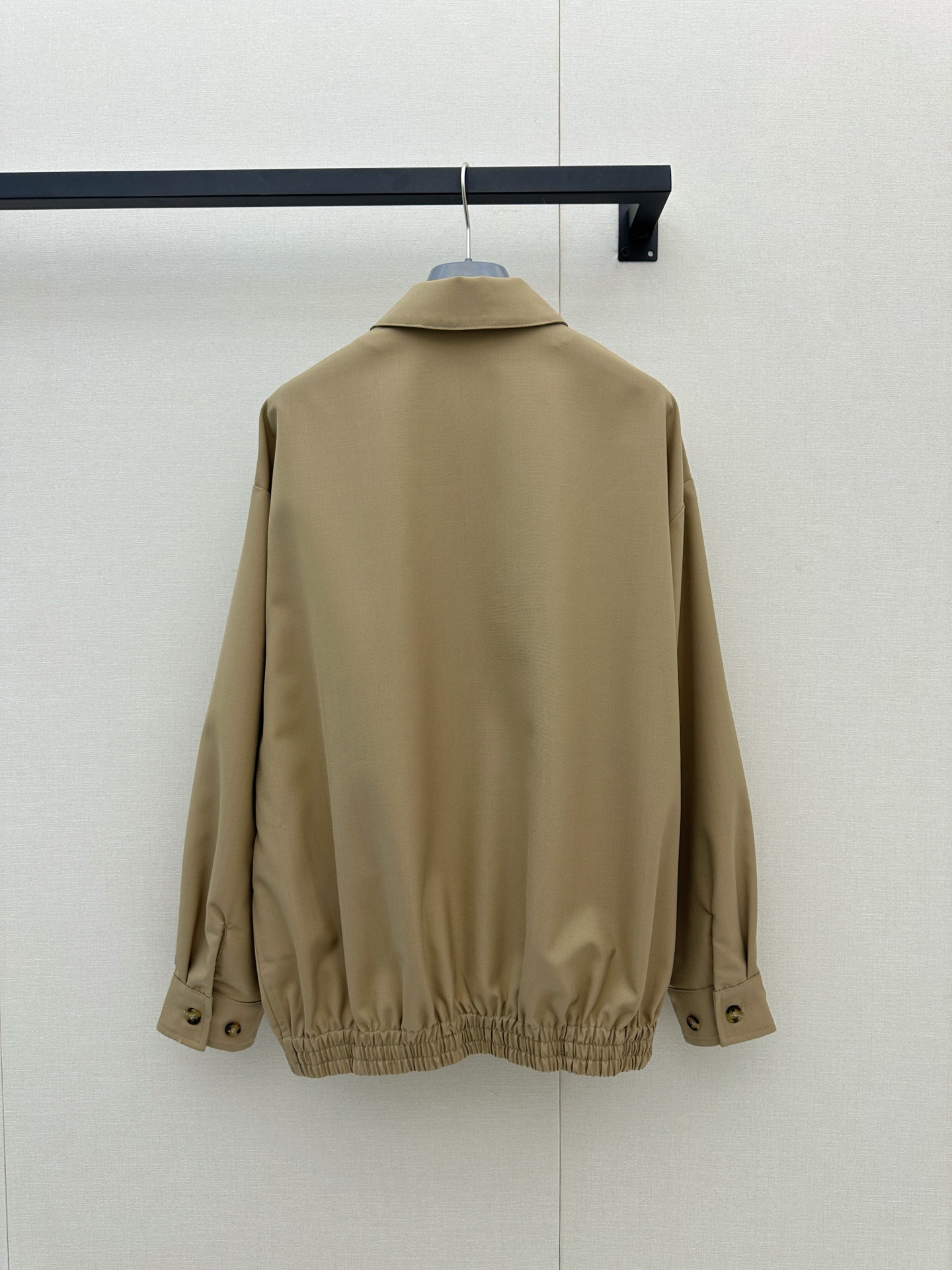 프라다(PRADA) 카키 오버핏 집업 재킷 상의 의류