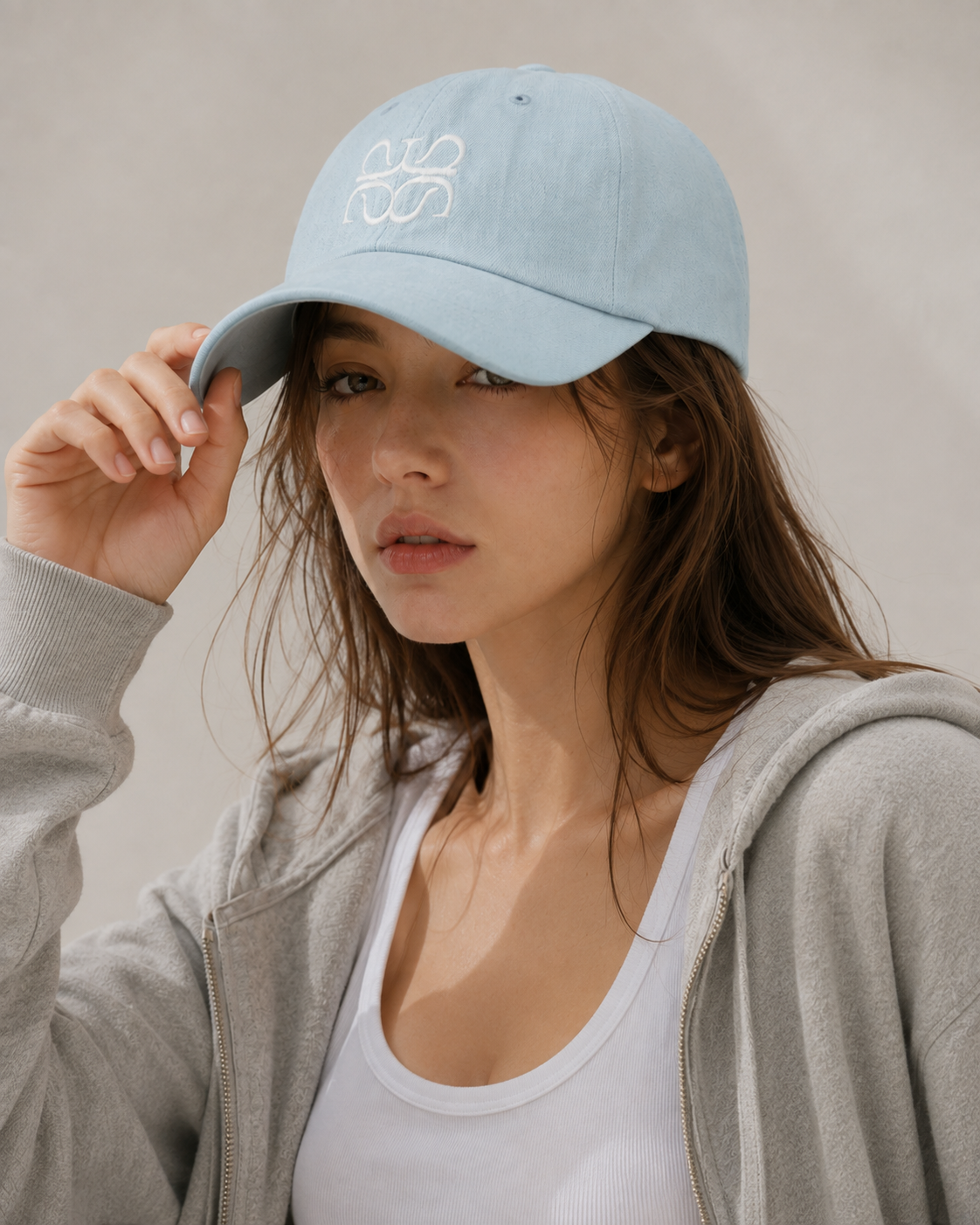 Avivere logo light denim