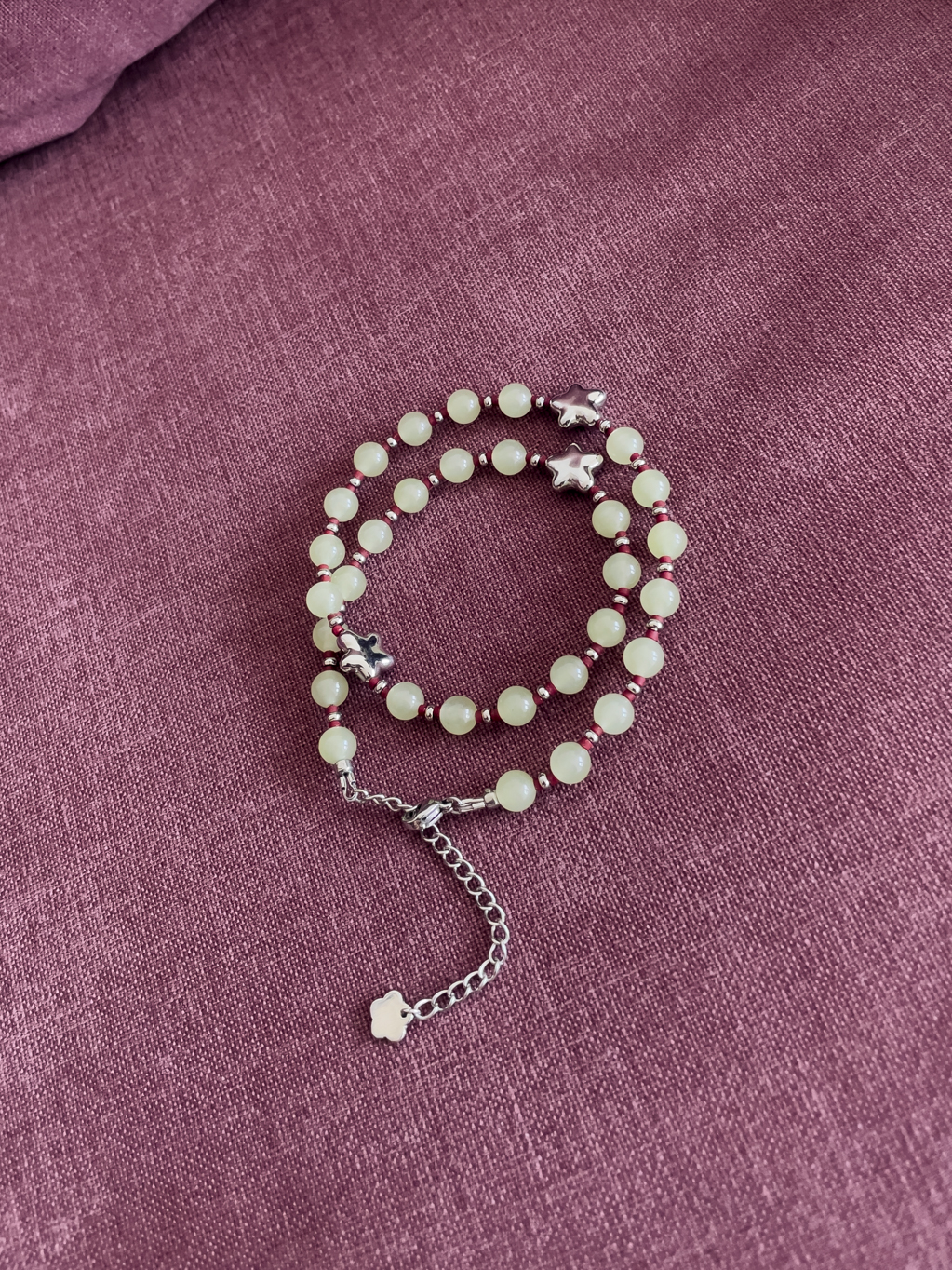 여름방학 gemstone necklace