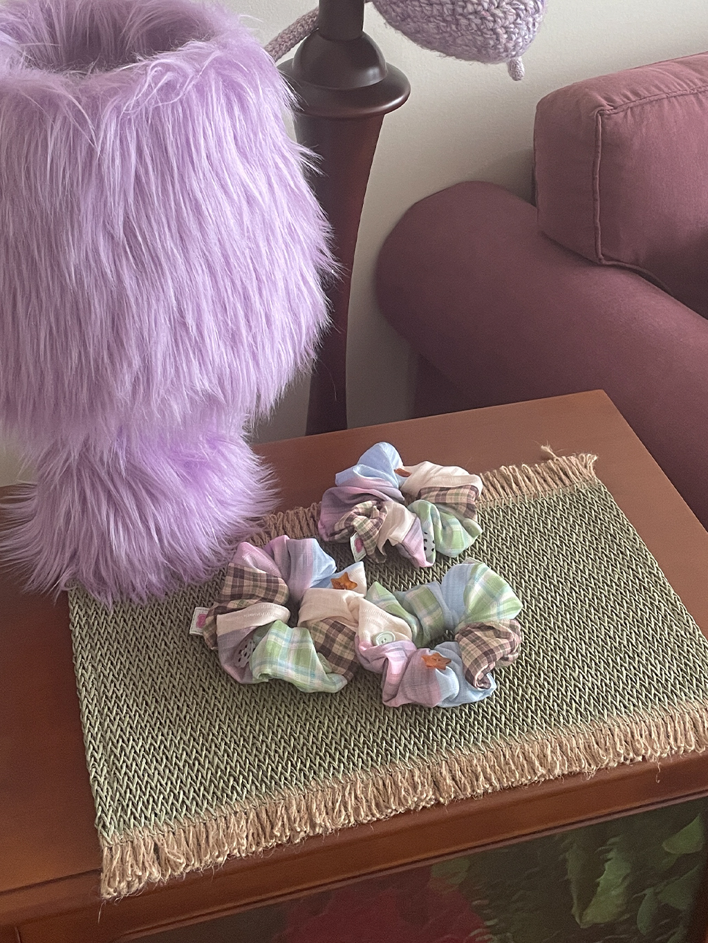 여름방학 scrunchie (one color)
