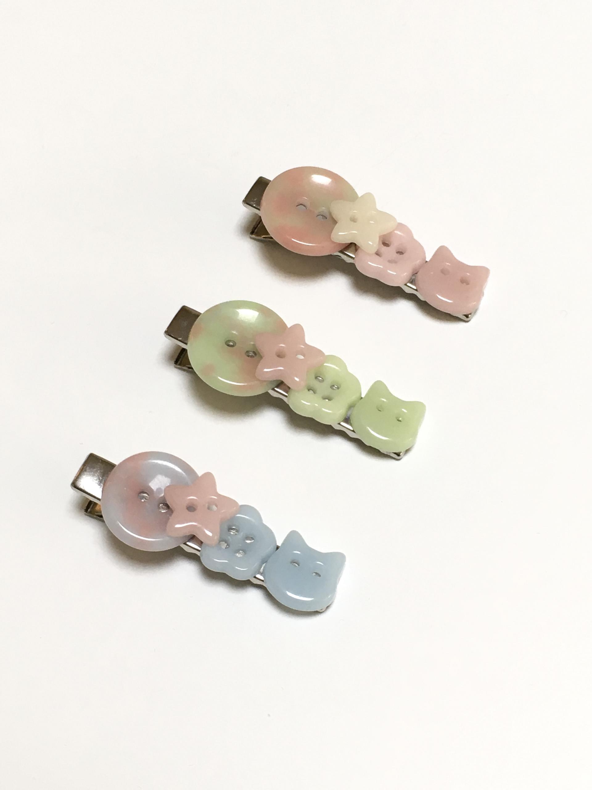 캔디 키티 헤어핀 3 colors