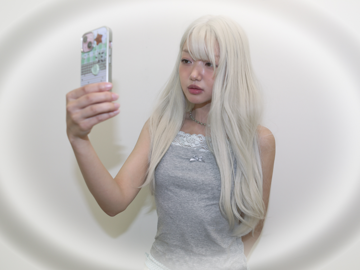 여름방학 (Silver Epoxy) phone-case