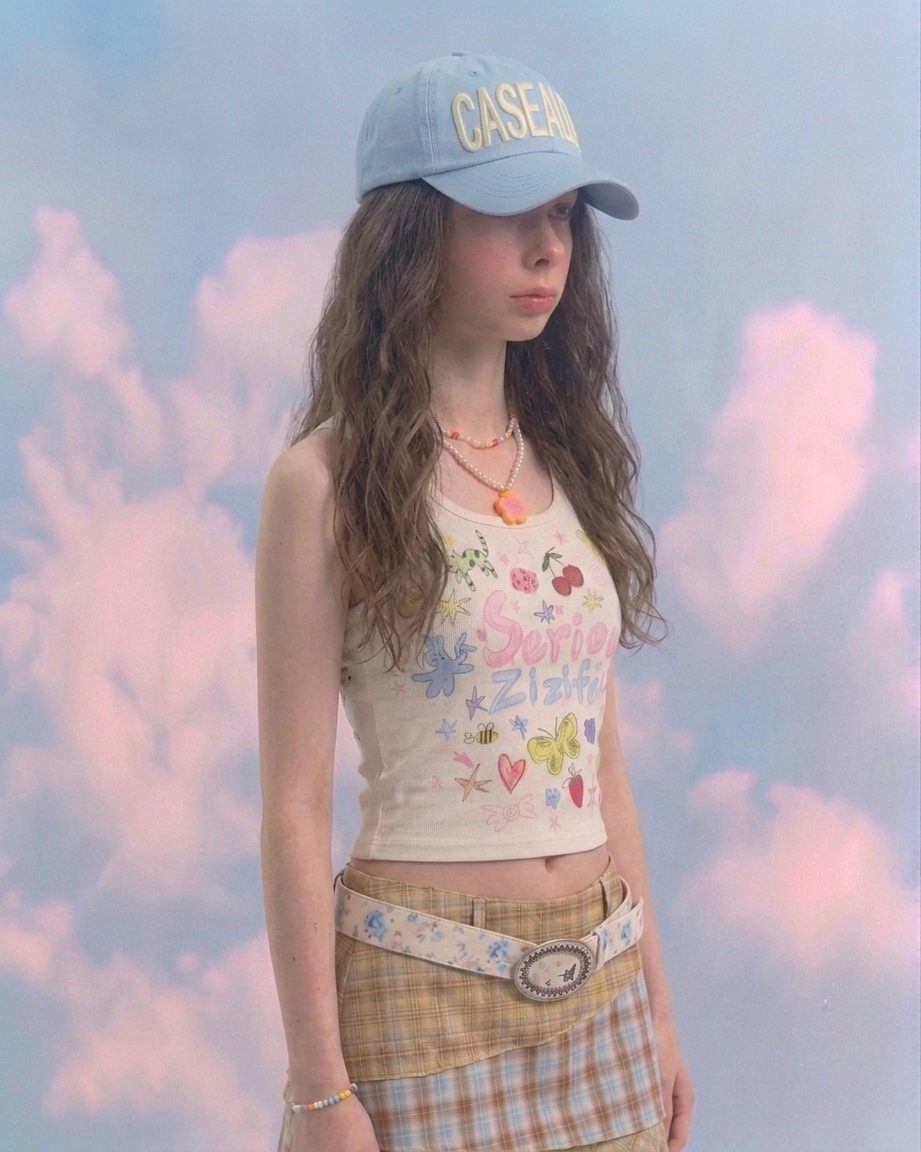 Big logo ball cap - Light blue