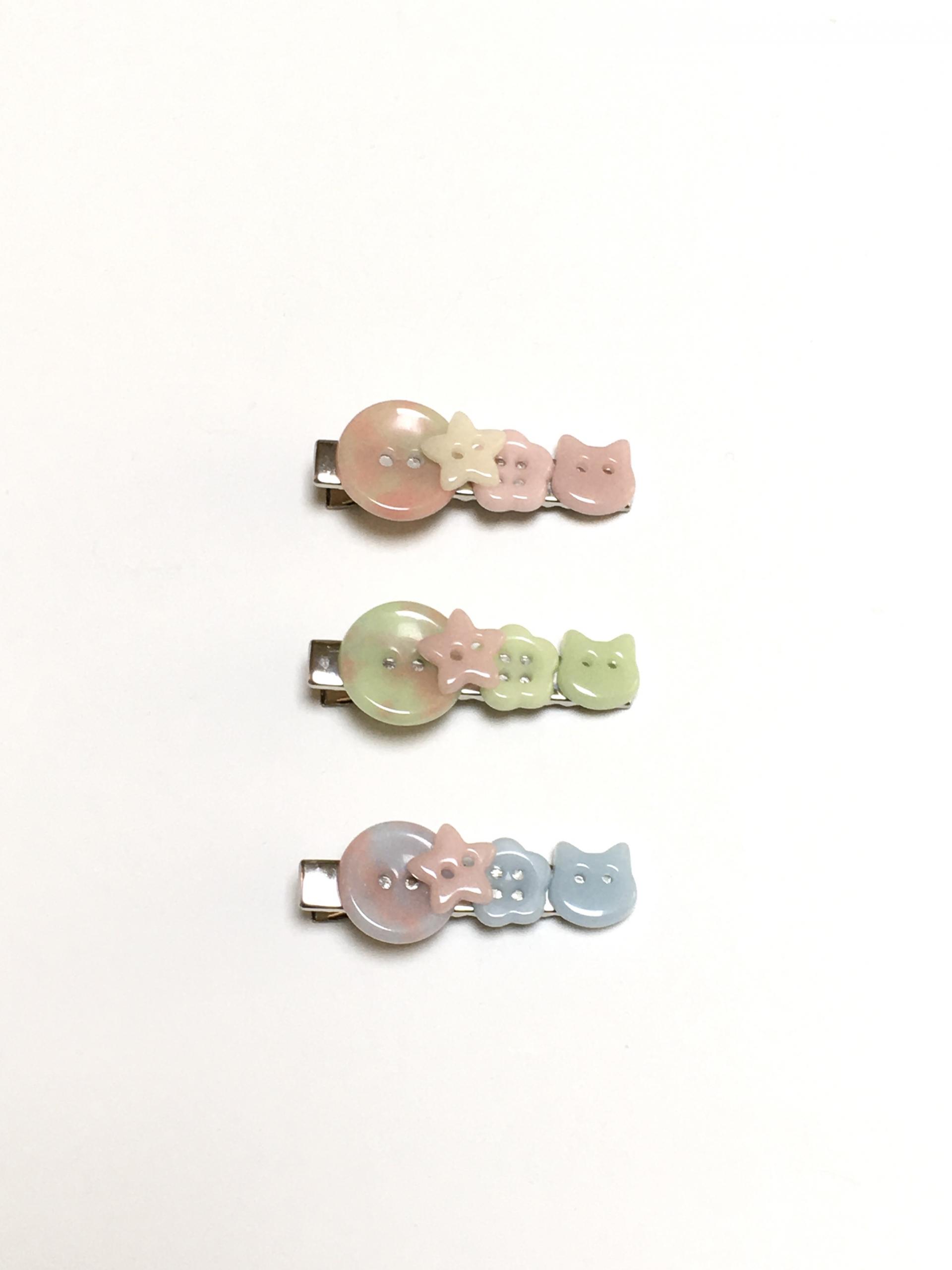 캔디 키티 헤어핀 3 colors