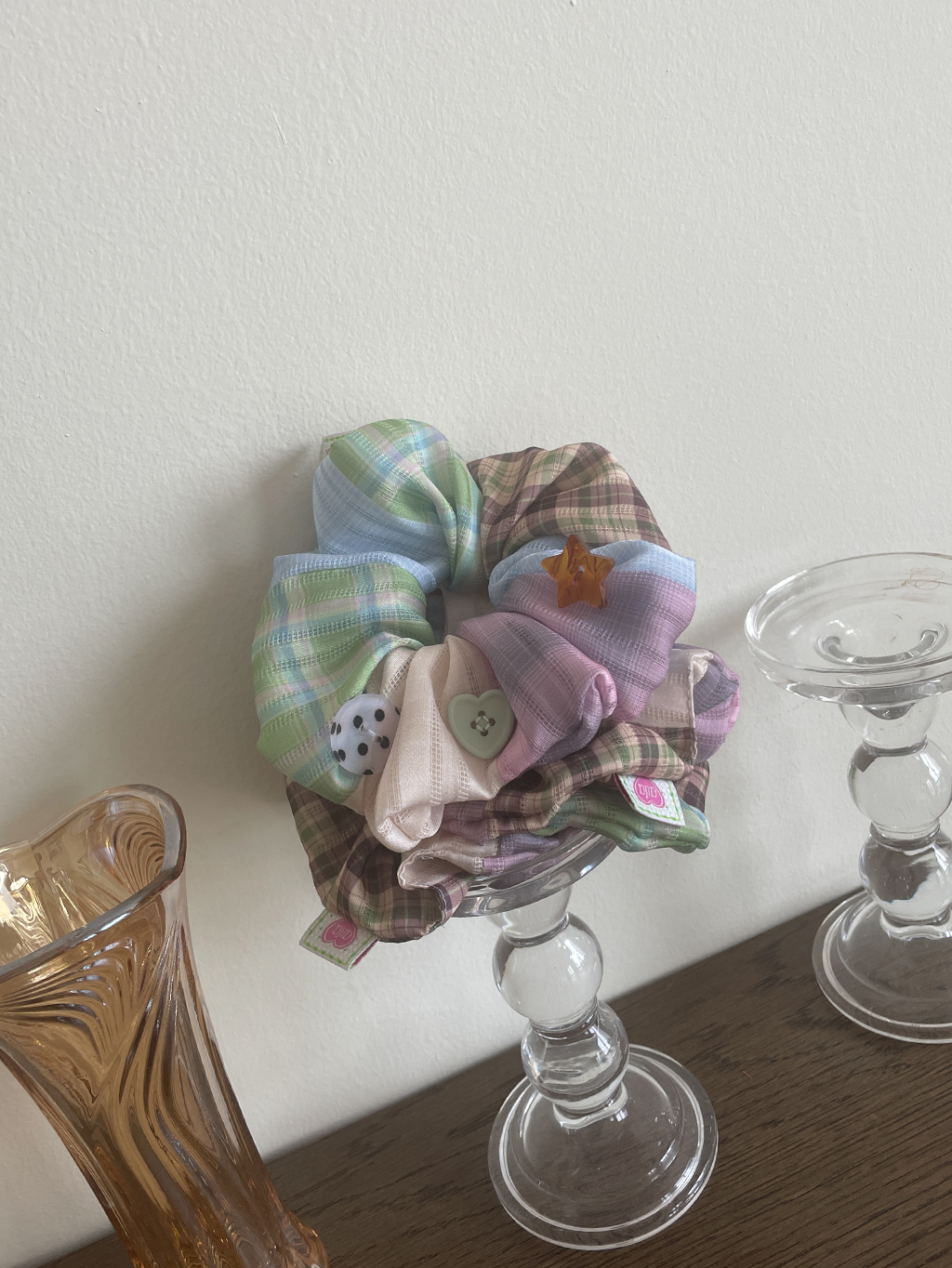 여름방학 scrunchie (one color)