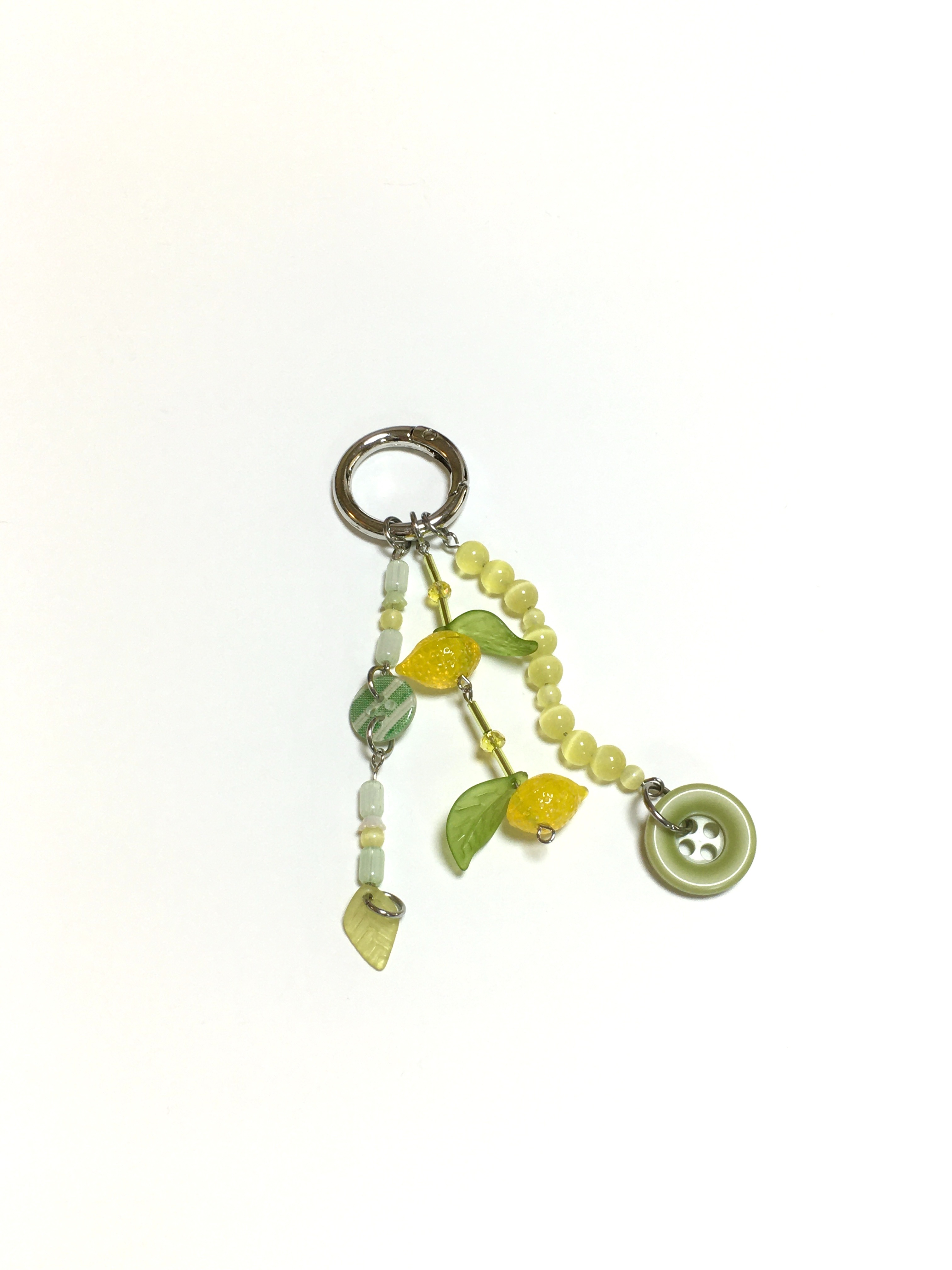 Lemon green tea keyring