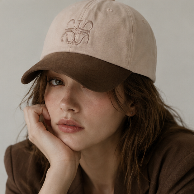 Avivere logo suede babypink brown