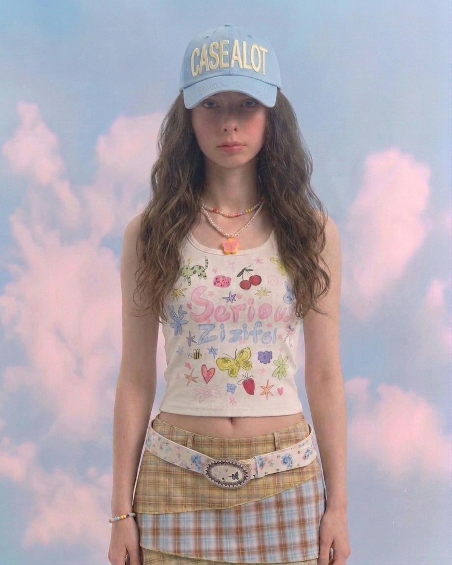 Big logo ball cap - Light blue