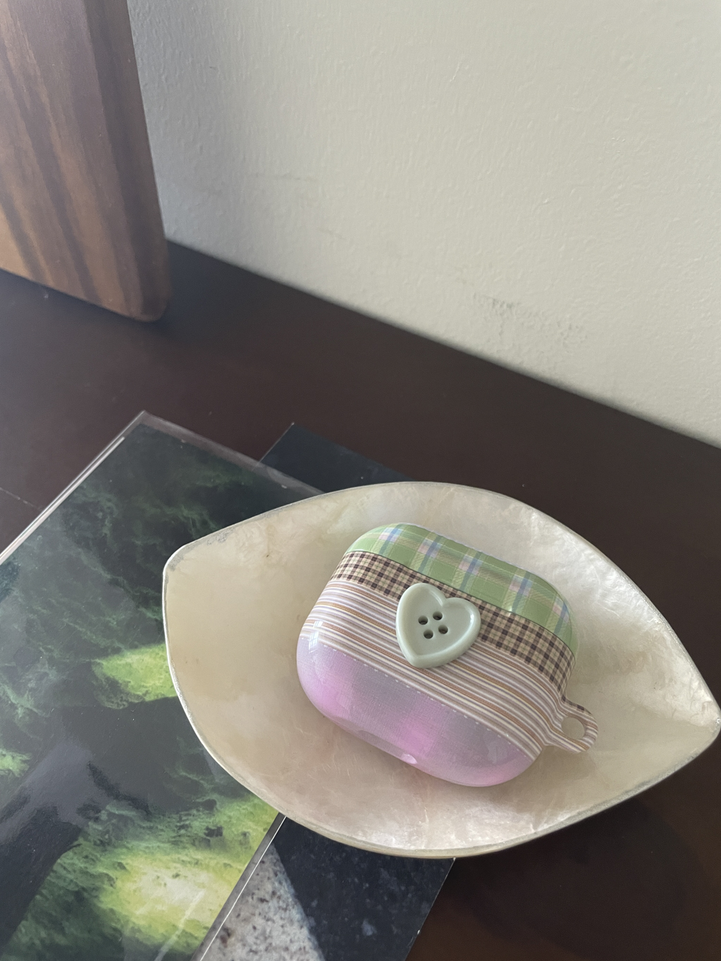 summer vacation button airpod Buds case