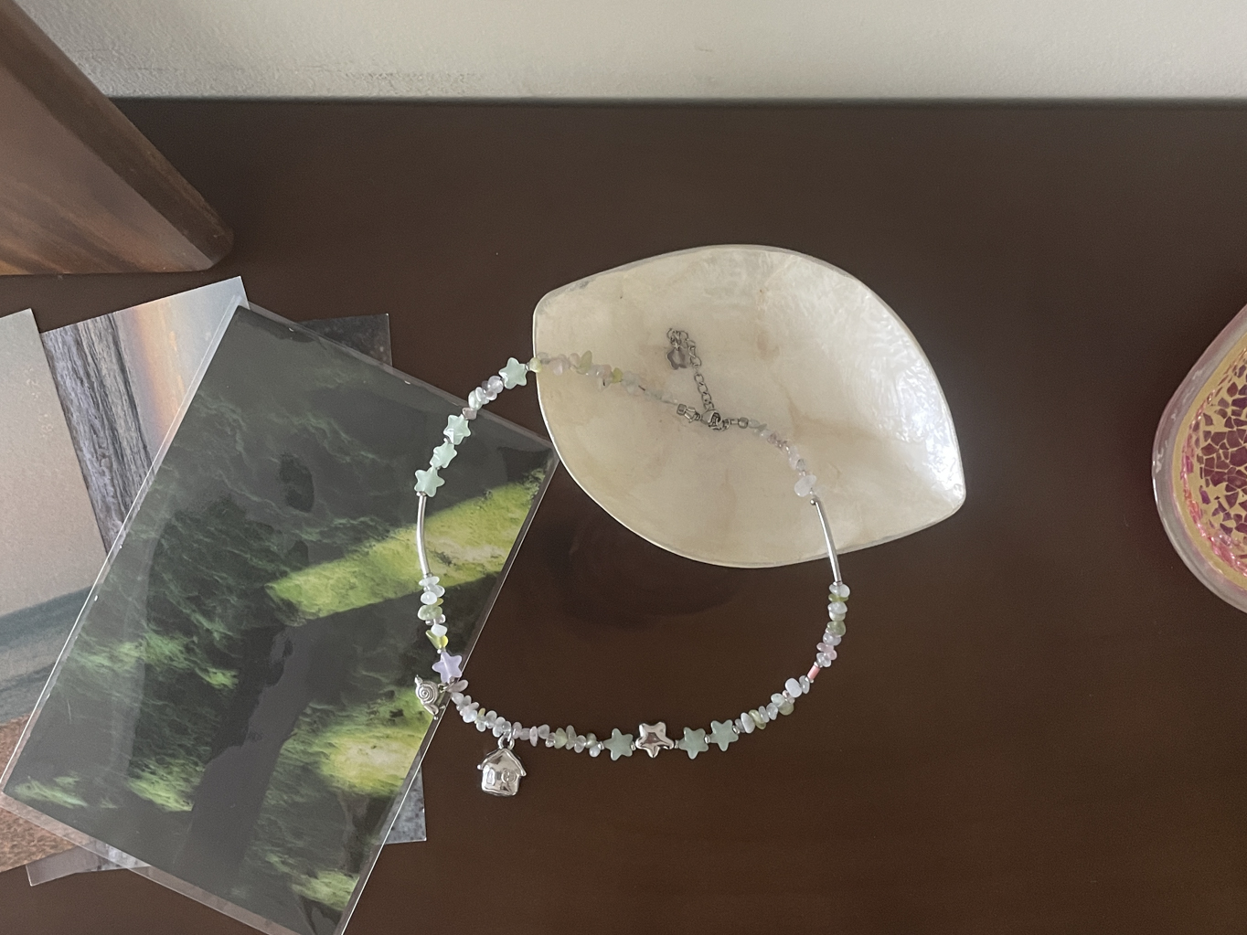 The Snail Wants to Go Home Gemstone Necklace