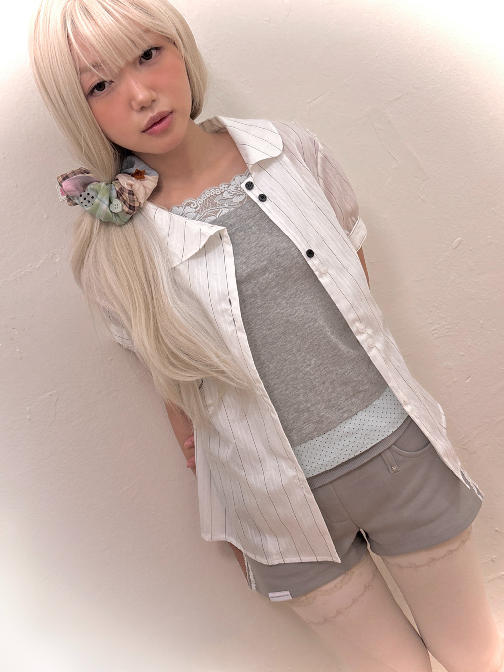 여름방학 scrunchie (one color)