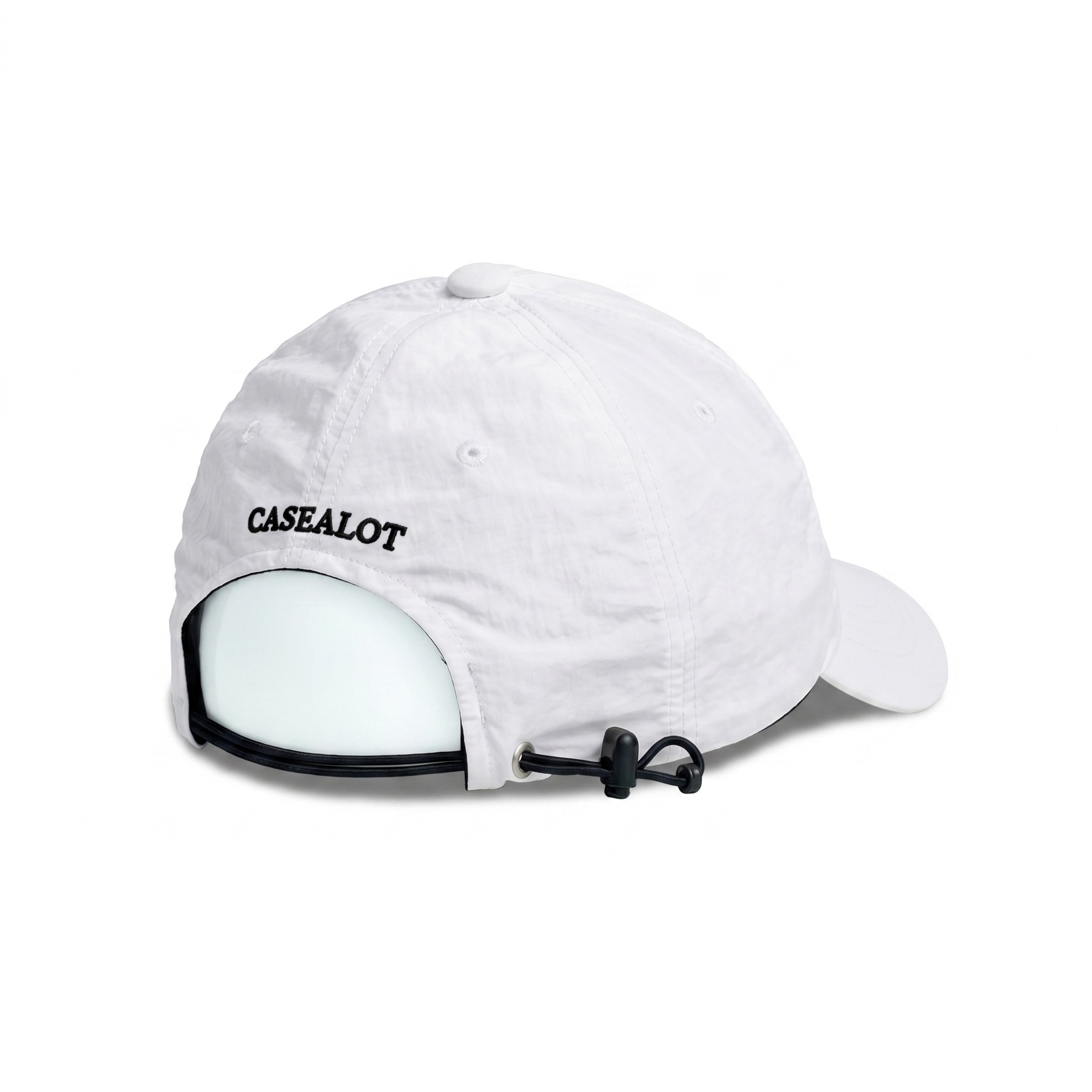 Nylone running cap - White