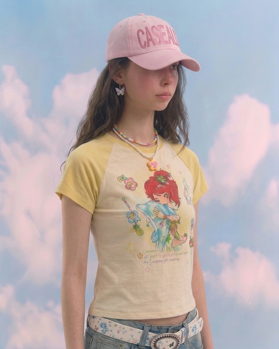 Big logo ball cap - Light pink