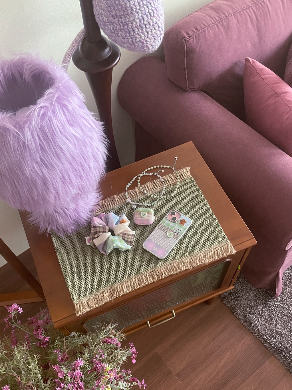 여름방학 scrunchie (one color)