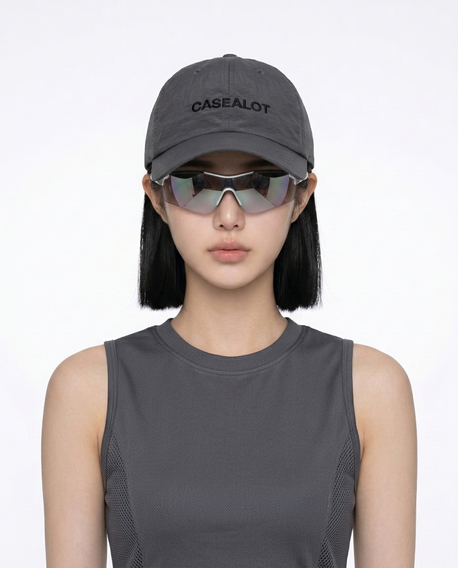 Nylone running cap - Deep charcoal