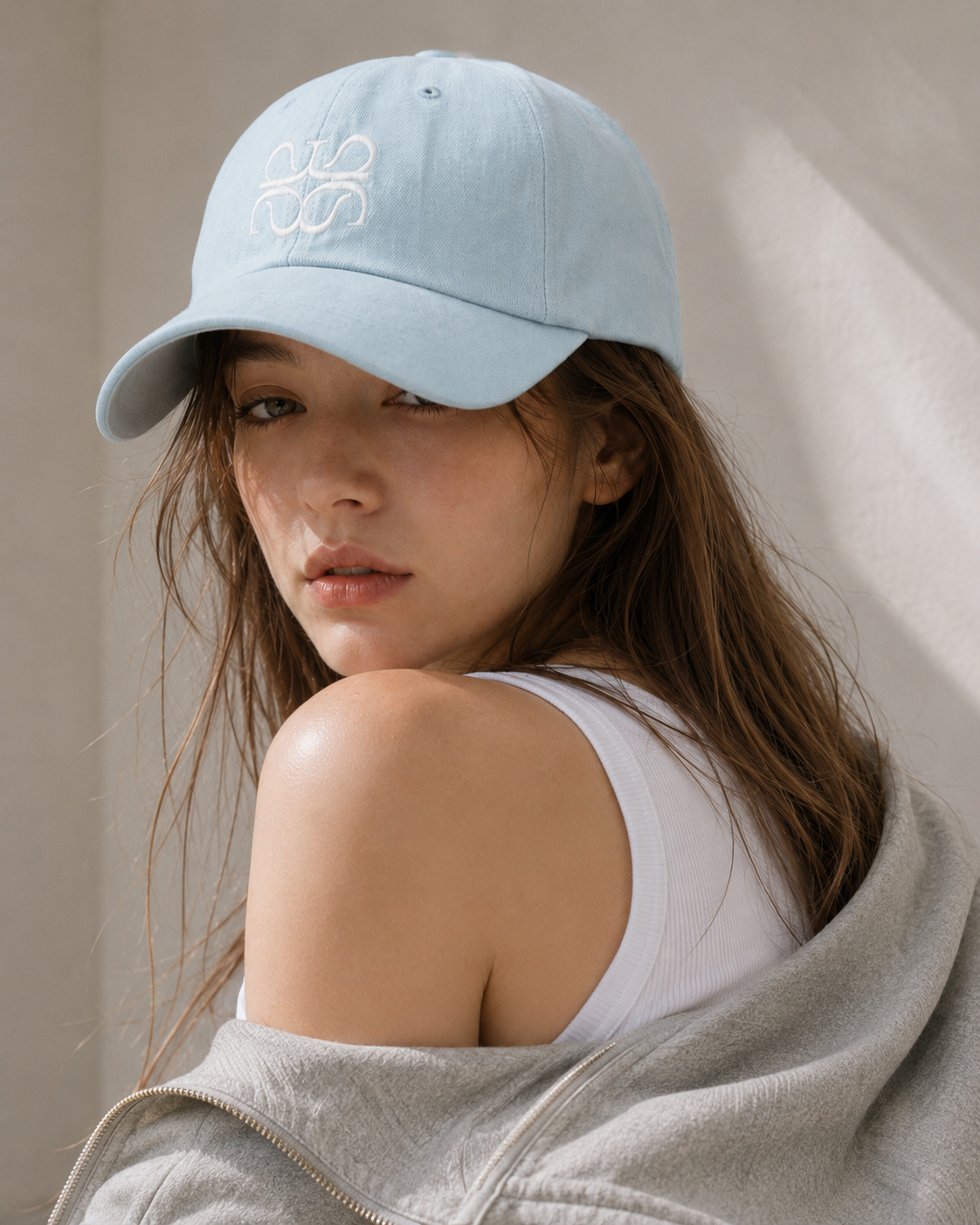 Avivere logo light denim