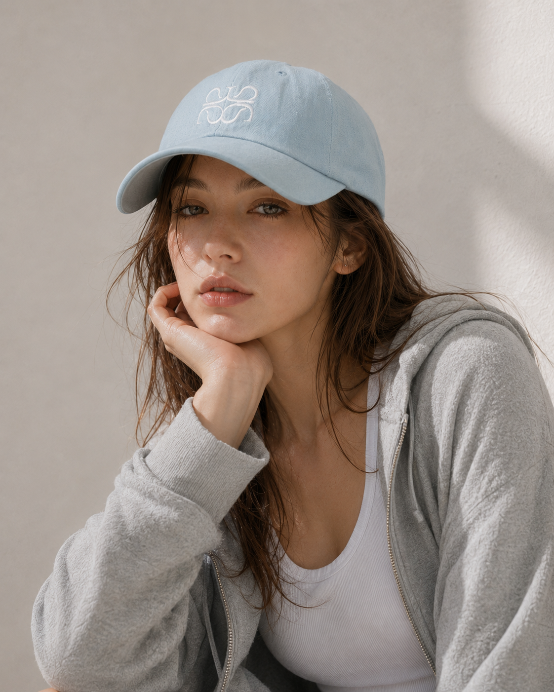 Avivere logo light denim