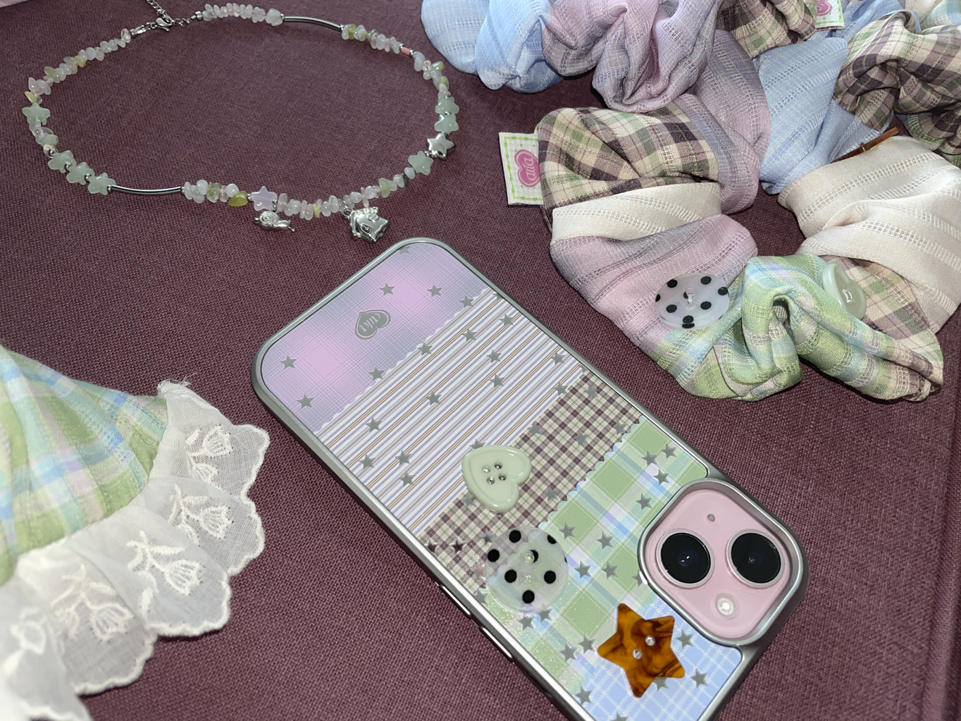 여름방학 (Silver Epoxy) phone-case