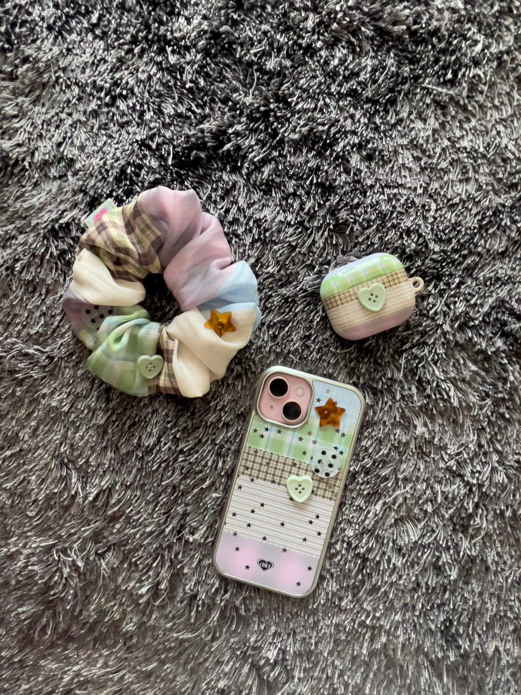 여름방학 button airpod Buds case