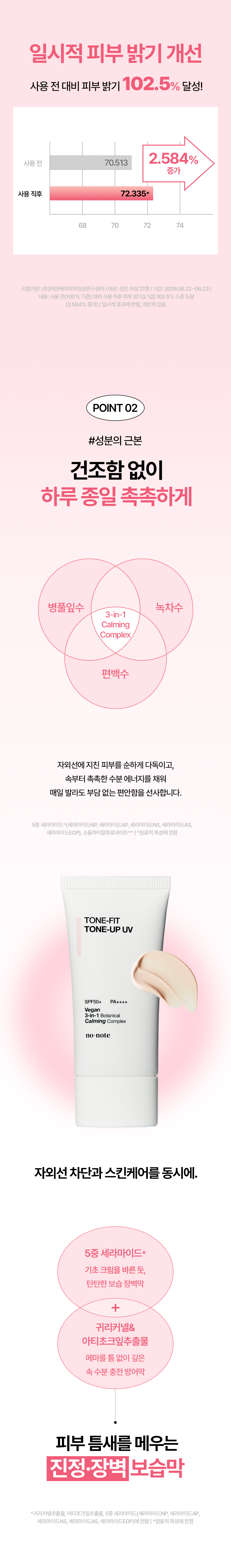 노 노트 톤핏 톤업 선크림