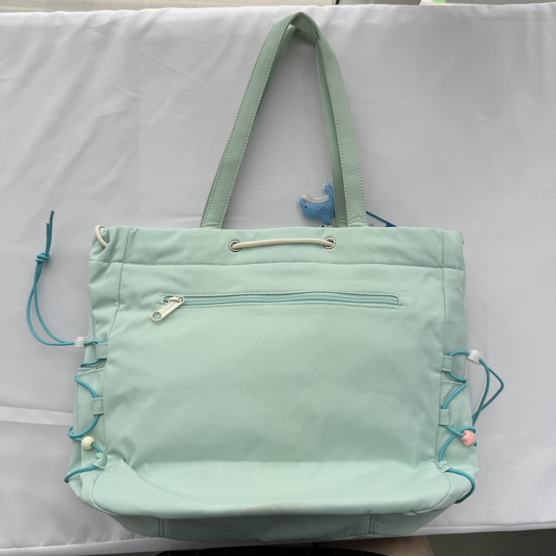 [SAMPLE SALE] 파스텔 빅 숄더백 / 민트