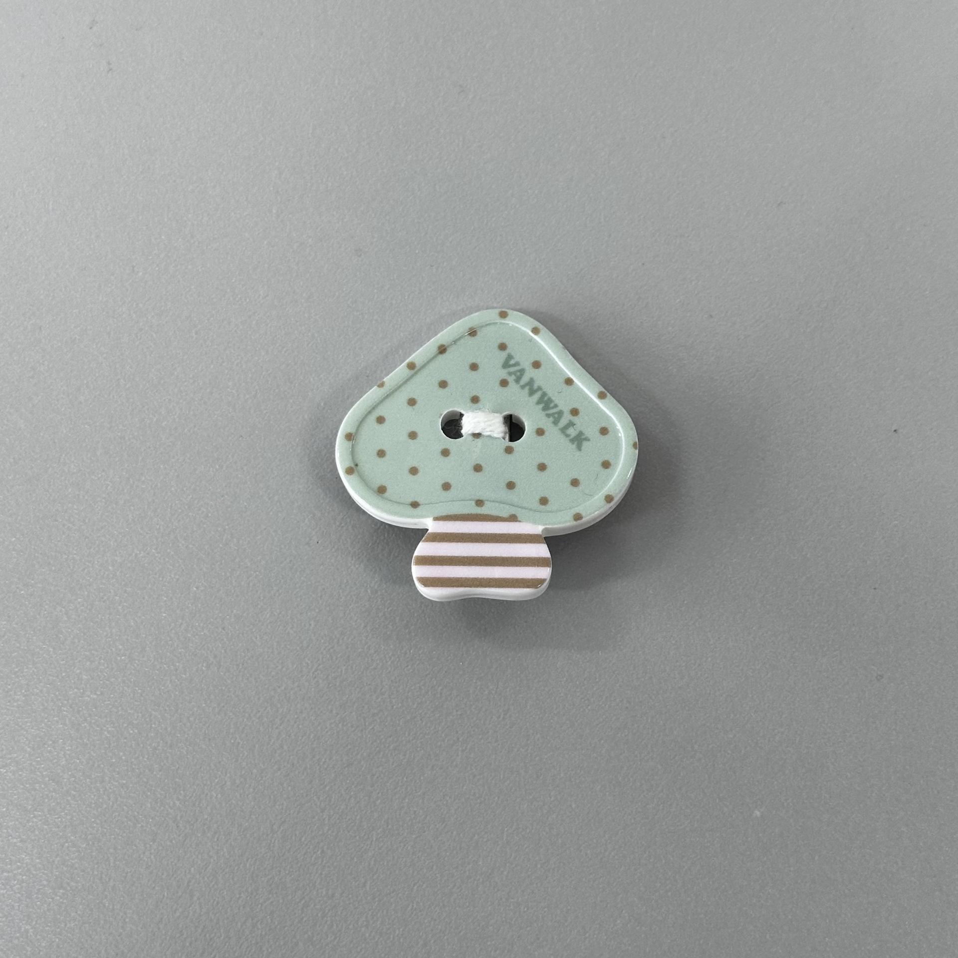 [SAMPLE SALE] 코지 헤어 클립 / 버섯 - 그린