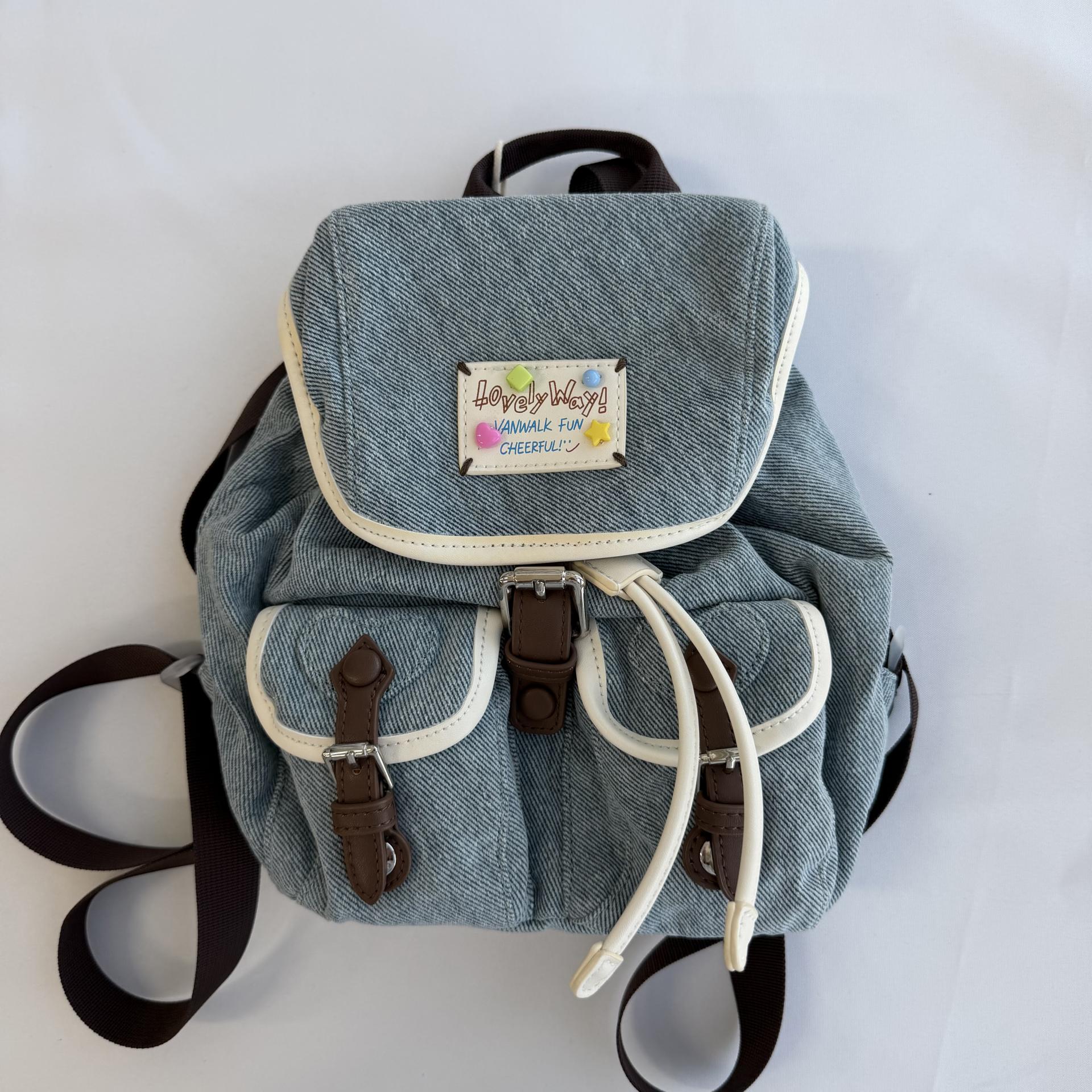 [SAMPLE SALE] 러블리 캔디 백팩 / 데님